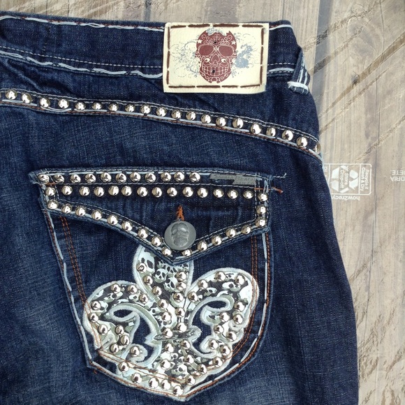 EUC Studded & Stitched Laguna Beach Jean Co Jeans - Picture 7 of 8